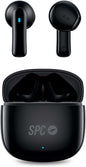 SPC Auriculares True Wireless Zion 2 Play - Autonomia 28 Horas - Base de Carga USB-C - Control por Toques - Compatible con Asistentes de Voz - Luces Led Indicadoras - Color Negro