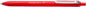 Pentel iZee Boligrafo de Bola Retractil - Punta 0.7mm - Trazo 0.35mm - Clip de Metal - Color Rojo - Cantidad: 12