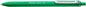 Pentel iZee Boligrafo de Bola Retractil - Punta 0.7mm - Trazo 0.35mm - Clip de Metal - Color Verde - Cantidad: 12