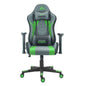 Cromad Serie Phoenix Silla Gaming - Altura Regulable con Piston de Gas Clase 2 - Reclinable hasta 180º - Cojines Lumbar y Cervical - Color Gris/Verde/Negro