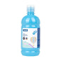Milan Botella de Tempera 500ml - Tapon Dosificador - Secado Rapido - Mezclable - Color Azul Claro Pastel
