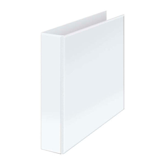 Dohe Carpeta Canguro Basic A4 - 4 Anillas Mixtas 55mm - Bolsa en Lomo y Portada - Carton Forrado - Color Blanco