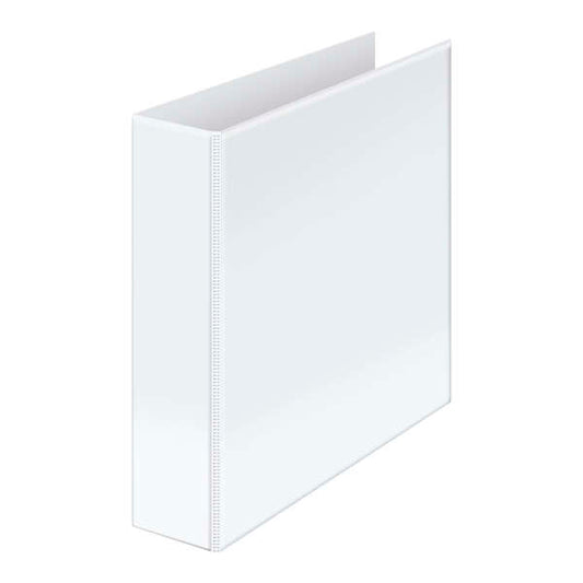 Dohe Carpeta Canguro Basic A4 - 2 Anillas Mixtas 65mm - Bolsa en Lomo y Portada - Carton Forrado - Color Blanco