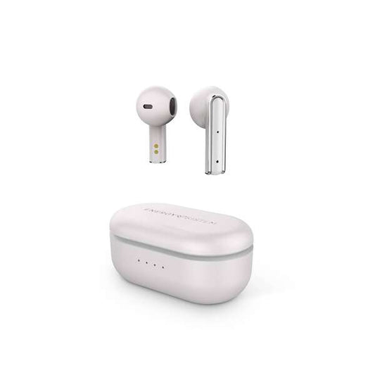 Energy Sistem Auriculares Inalambricos Style 4 - Diseño Compacto - Caja de Carga - Color Blanco