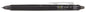 Pilot Frixion Point Clicker 0.5 Boligrafo Retractil de Tinta Termosensible - Borrable - Punta Fina 0.5mm - Trazo 0.25mm - Grip De Agarre - Color Negro - Cantidad: 12