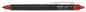 Pilot Frixion Point Clicker 0.5 Boligrafo Retractil de Tinta Termosensible - Borrable - Punta Fina 0.5mm - Trazo 0.25mm - Grip De Agarre - Color Rojo - Cantidad: 12
