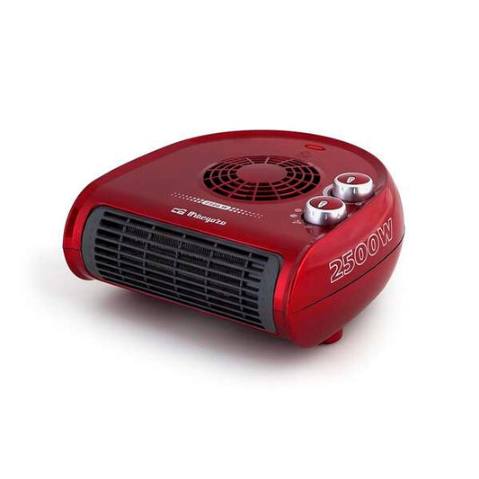 Orbegozo FH 5030 Calefactor Confort Calor Instantaneo y Ventilador de Aire Frio - Potencia Maxima 2500W - Selector Rotativo de 3 Posiciones - Termostato Regulable