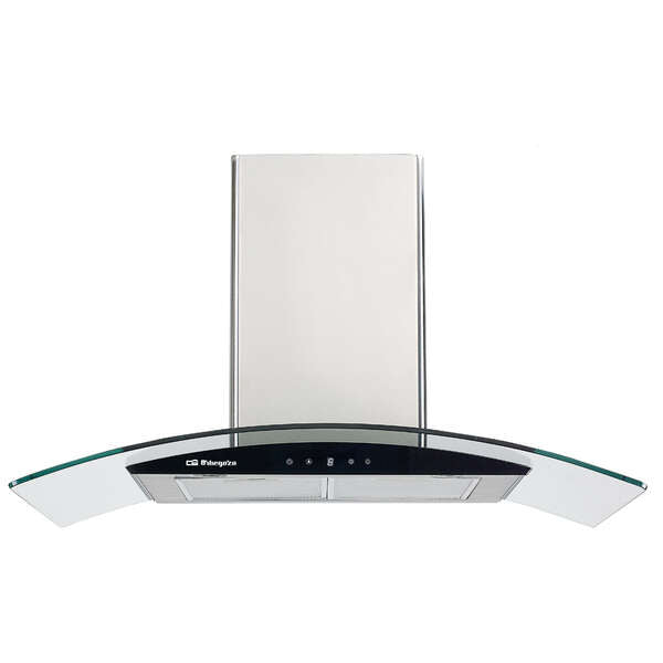 Orbegozo DS 61190 IN Campana Extractora Decorativa - Motor 230W - Diseño Integrable - Temporizador Auto-Apagado - Extraccion 609.7 M³/H - Clase Energetica A - Panel Tactil - Luces Led