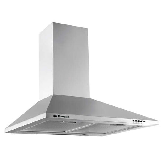 Orbegozo DS 59160 IN Campana Extractora Decorativa Acero Inoxidable - Potente Motor de 65W - 3 Niveles de Potencia - Filtros de Aluminio Desmontables - Diseño Elegante y Funcional