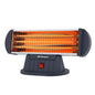 Orbegozo Estufa de Cuarzo BP 0204 - Calor Intenso y Uniforme por Radiacion - 3 Niveles de Potencia - Sistema de Seguridad Antivuelco - Diseño Horizontal Orientable