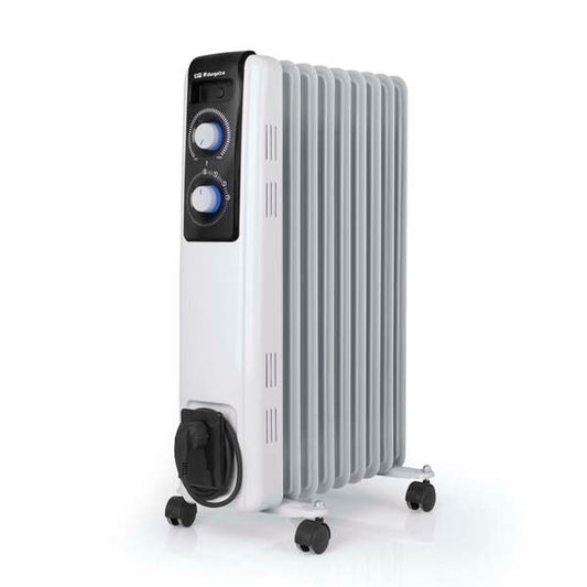 Orbegozo RF Radiador de Aceite Confort Total - Potencia Ajustable - Diseño Moderno y Elegante - Alta Inercia Termica - Facil de Transportar - Seguro y Silencioso