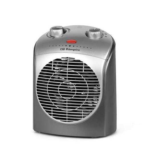 Orbegozo FH 2021 Calefactor Confort Rapido y Seguro - Selector de 3 Posiciones - Funcion Ventilador de Aire Frio - Potencias 1100 - 2200W - Termostato Regulable - Asa Transportadora