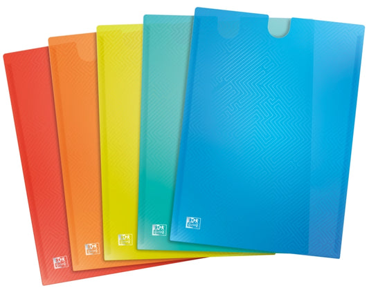 Oxford U-Pocket Urban Easygo A4 - Bolsillo Frontal para Accesorios - Diseño Urbano y Moderno - Tamaño A4 - Ideal para Llevar en la Ciudad - Cantidad: 10