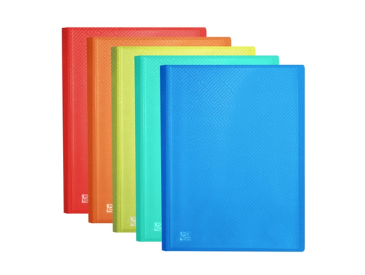 Oxford Urban A3 Carpeta de 20 Fundas Soldadas A3 - Tapa de Plastico Translucido - Colores Surtidos - Cantidad: 5