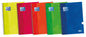Oxford School Classic Write&Erase Fº Cuaderno Espiral - Tapa Extradura - Pauta 2.5mm con Margen - 80 Hojas - Colores Surtidos - Cantidad: 5