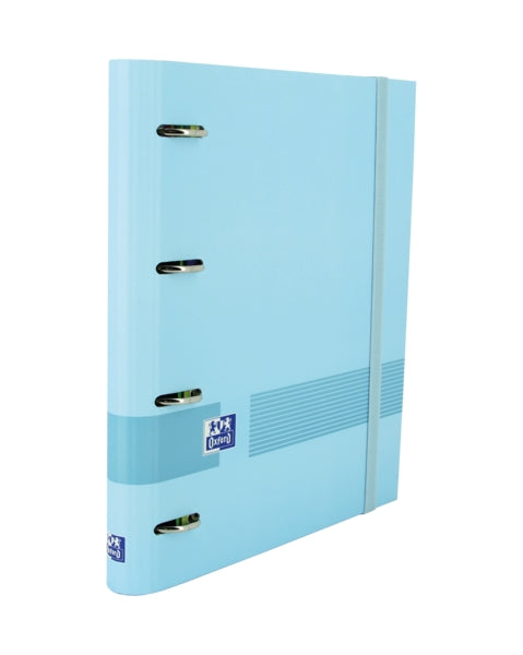 Oxford & You A4+ Europeanbinder - Tapa Extradura - Lomo 45mm - Anillas 4Dx35mm - Recambio 5x5 - Pizarra Write & Erase - Hoja de Pegatinas - Cantidad: 4