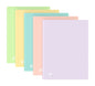 Oxford Urban A4 Carpeta de 20 Fundas Soldadas A4 - Tapa de Plastico Translucido - Colores Pastel Surtidos - Cantidad: 10