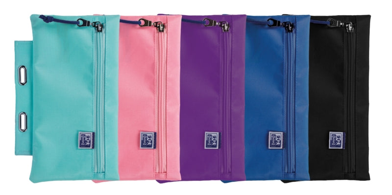 Oxford Estuche para Ebinder Sur - Diseño Moderno y Juvenil - Resistente y Duradero - Ideal para Organizar tus Documentos - Cantidad: 5