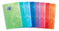 Oxford Lagoon Indice Alfabetico Espiral 50 Hojas Cuadricula 5x5 - Tamaño 11x17cm - Tapa de Plastico Resistente - Organiza tus Documentos Facilmente - Colores Surtidos - Cantidad: 10