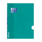 Oxford Libreta Grapada Openflex A4 - Tapa de Plastico Resistente - Grapada para Mayor Durabilidad - Pauta 3.5 con Margen para Organizacion - 48 Hojas de Papel de Alta Calidad - Cantidad: 10