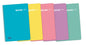 Enri Plus 4º Cuaderno Espiral 4x4 - Tapa de Plastico - 80 Hojas 90gr - Colores Surtidos - Cantidad: 5
