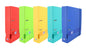 Oxford Live & Go A4+ Archivador de Tapa de Plastico Polyfoam - Tapa Resistente - Palanca de Lomo de 70mm - Colores Surtidos - Cantidad: 5