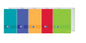 Oxford Live&Go Europeanbook 1 Tapa de Plastico A4+ 5x5 - Tamaño A4+ - 80 Hojas - Colores Surtidos - Cantidad: 5