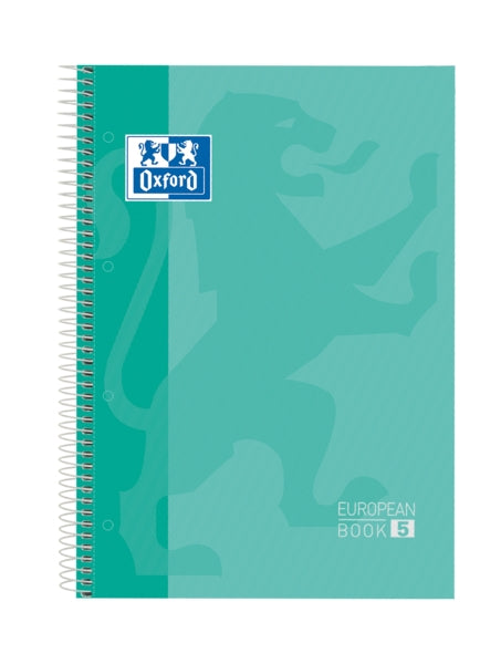 Oxford School Classic A4+ Europeanbook - Tapa Extradura - 50% Hojas Gratis - 5x5 - 120 Hojas - Cantidad: 5