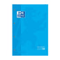 Oxford School Classic Cuaderno de Recambio - Tamaño A4 - Tapa Blanda - Encolado - Cuadricula 5x5 - 80 Hojas - Color Turquesa - Cantidad: 5