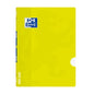 Oxford School Classic Openflex A4 - Tapa de Plastico Resistente - Libreta Grapada 4x4 con Margen - 48 Hojas de Papel de Alta Calidad - Color Lima