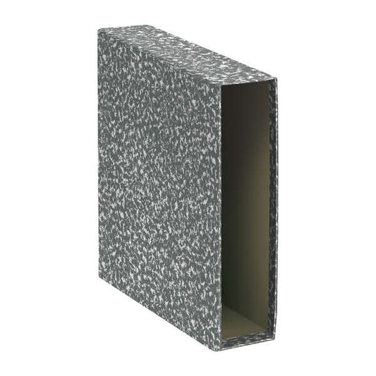 Dohe Fundas de Archivadores - Tamaño A4 - Carton Forrado con Papel Impreso - para Archivador Jaspeado gris - Natural - Cantidad: 20