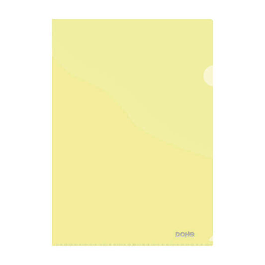 Dohe Dossier Uñero Premium Tamaño A4 - 210x297mm - Fabricado en Polipropileno Translucido de 180 Micras - Color Amarillo - Cantidad: 8