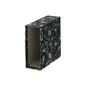 Dohe Funda de Archivador Tamaño Cuarto Natural - Medidas 226x241x82mm - Carton Forrado con Papel Impreso - Color Negro Jaspeado - Cantidad: 20