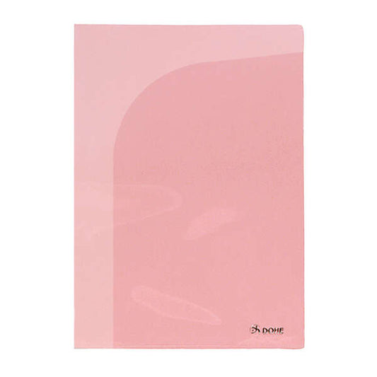 Dohe Dossier Doble de Dos Bolsillos Internos - Tamaño A4 - Fabricado en Polipropileno Translucido - Bolsas Interiores para Tarjeta y Cd - Cantidad: 8