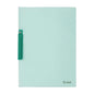 Dohe Dossier con Pinza Pivotante Tamaño A4 - Fabricado en Polipropileno Translucido de 450 Micras - Color Verde - Cantidad: 8