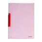 Dohe Dossier con Pinza Pivotante Tamaño A4 - Fabricado en Polipropileno Translucido de 450 Micras - Color Rosa - Cantidad: 8