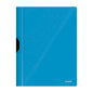 Dohe Dossier con Clip Metalico - Tamaño A4 - Fabricado en Polipropileno Opaco de 350 Micras - Color Azul - Cantidad: 8
