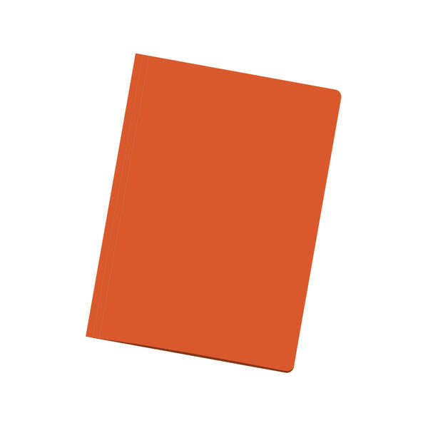 Dohe Pack de 50 Subcarpetas de Cartulina de 180gr - Con Ranura para Fastener - Resistente y Duradera - Ideal para Organizar Documentos - Color Naranja