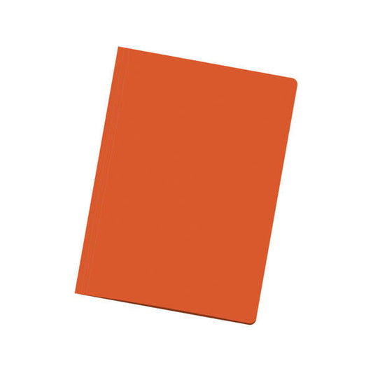 Dohe Pack de 50 Subcarpetas de Cartulina de 180gr - Con Ranura para Fastener - Resistente y Duradera - Ideal para Organizar Documentos - Color Naranja