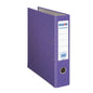 Dohe Archivador de Palanca Tamaño A4 - Lomo Ancho 70mm - Ollao, Rado y Tarjetero en el Lomo - Carton Forrado con Polipropileno - Cantoneras Metalicas - Color Morado