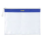 Dohe Bolsa Cremallera PVC - 32x24cm - Ideal para Documentos A4 - Cantidad: 12