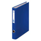 Dohe Carpeta de 2 Anillas Mixtas 25mm - Tamaño Folio - Medidas 285x350x45mm - Ollao y Tarjetero en Lomo - Carton Forrado con Polipropileno - Color Azul - Cantidad: 12