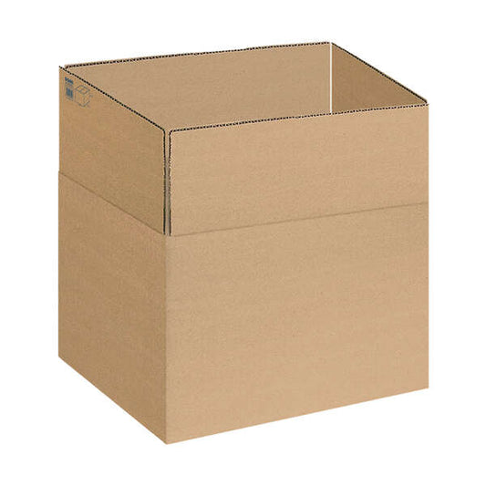 Dohe Cajas de Embalaje de 4 Solapas - Medidas 440x325x420mm - Carton de Canal 3mm - Resistente y Duradero - Ideal para Envios y Almacenamiento - Cantidad: 10