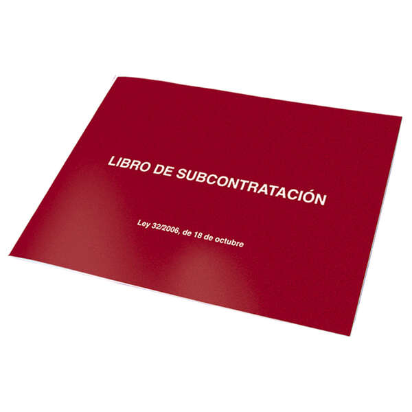 Dohe Libros de Subcontratacion Din A4 Apaisado - 10 Hojas Numeradas - Hojas Autocopiativas - Cantidad: 10