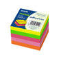 Dohe Cubo de 400 Notas Reposicionables - Tamaño 75x75mm - Papel de 75gr - Ideal para Oficina y Escuela - Colores Neon Surtidos