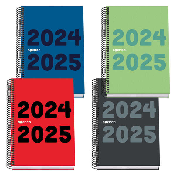 Dohe Caja Surtida de 40uds de Agendas Memory - A5 - 4 Modelos Diferentes - Colores Surtidos