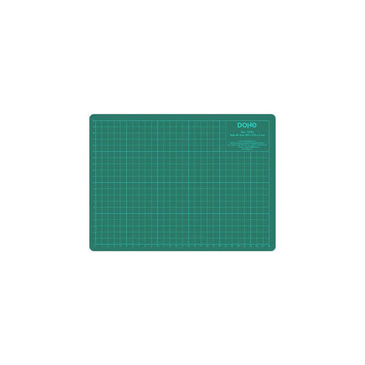 Dohe Vade de Corte PVC 3mm - Superficie Autocicatrizante - Cuadricula Impresa Metrica - Tamaño A4