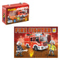 Dohe Playmobil Puzzle para Niños de 48 Piezas - Tematica Bomberos - Doble Capa de Carton - Capa Intermedia de Contrachapado - Estimula Imaginacion y Razonamiento - Atractivos Colores y Dibujos