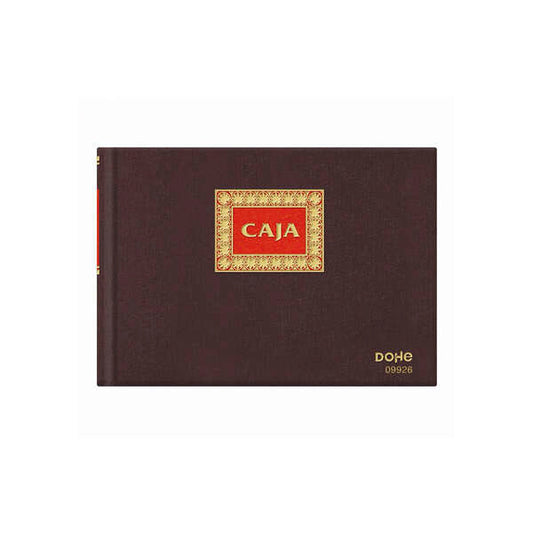 Dohe Cuaderno de Tela Premium - 100 Hojas Numeradas - Encuadernacion en Tela de Primera Calidad - Doble Estampacion en Rojo y Oro - Papel Offset de 100gr - Impreso a Dos Colores