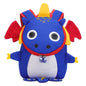 Dohe Mochila Infantil Modelo Dragon Azul - Compartimento con Cierre de Cremalleras - Bolsillo Interior Acolchado - Tirantes Reforzados - Asa Superior - Fabricada en Poliester